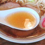 弥惣吉 - 煮干しの粉末は浮かなくても、煮干しがしっかり利いたスープ