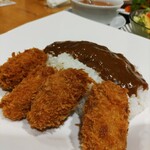 テラスレストラン - 三陸牡蠣フライカレー