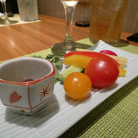 おだし 恵比寿店 - バーニャカウダ風　味噌は”杏子”