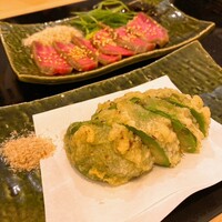 出汁しゃぶおばんざい おかか 市ヶ谷 - アボカド天ぷら