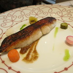 レストラン コバヤシ - 市場より本日の鮮魚　静岡県産キンメダイのコンポソジャ　フレンチ風西京味噌漬け焼き　（相方）