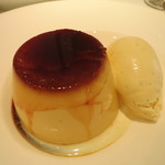 レストラン コバヤシ - 昔風カスタードプリン　ヴァニラアイス添え　（あちき）
