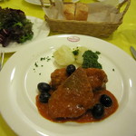 ヴァルトハウス - ポークのトマトとオリーブ煮こみ☆