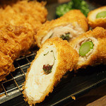 Shinjuku Saboten - チキンの梅しそ巻きかつ（選べる人気の定番かつ定食）