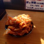 椿ラーメンショップ - 無料キムチ