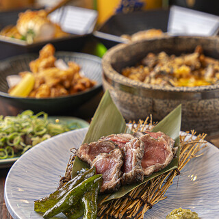 炭火焼を一級品の調味料で