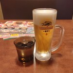 Mekikinoginji - ランチの生ビール（夜は同じサイズで値段が上がると思われる）