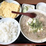 一富士食堂 - 肉吸い定食＋出汁巻き