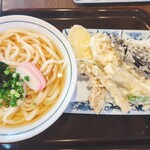 手打うどん すみた - 野菜天うどん