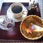 豆まめ - 「うす焼き」とドリップ珈琲