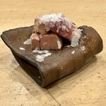 焼鳥 谷口 - 肝と心臓お造り