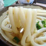 手打ちうどん 一屋 - 手前側を……にゅーん♪♪