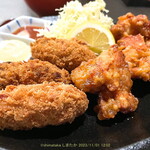 Kassai Chuubouzen - カキフライ＆鶏の唐揚げ 
