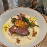 海老丸らーめん - 【限定】う肉のヴィシソワーズらーめん