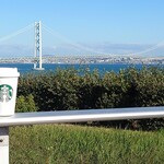 スターバックス・コーヒー - アイスコーヒー&明石海峡大橋