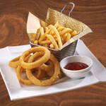 Onion rings & truffle fries