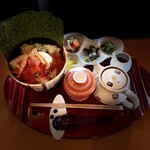 Special Seafood Bowl and condiment set