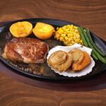 Thick-sliced sirloin Steak (120g) & grilled scallops