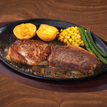 Thick-sliced sirloin Steak (120g) & domestic sirloin Steak (120g)