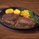 Matsuki Steak (120g) & domestic sirloin Steak (120g)