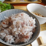 朝食屋コバカバ - ご飯は十穀米　モチモチに炊けてましたよ
