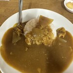ラーメンあきば - 半カレー
