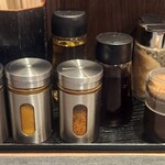 麺屋 必道 - 卓上調味料
