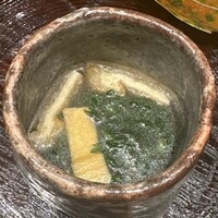 日本料理 研野 - 菊菜　揚げ　お出汁
