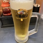 日高屋  - 生ビール