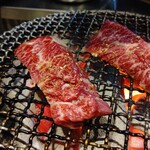 炭火焼肉ホルモンさわいし - タレハラミ