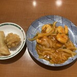 551蓬莱 - 揚げ物とエビチリ