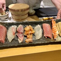 京橋 寿司 ひさ田 - 本日頂く お鮨のネタ 披露 (((o(*ﾟ▽ﾟ*)o)))♡