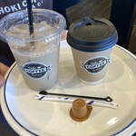 HOKI COFFEE TERRACE - ホットコーヒーと、アイスカフェラテ