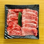 Marbled Japanese black beef 80g