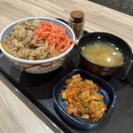 吉野家 - 牛丼並つゆだく　キムチセット