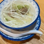 味の牛たん 喜助 - テールスープ
