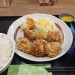 鳥良商店 - 秘伝塩からあげ定食@759円