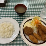 キッチンE&M - ミックスフライ定食