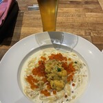 ISO - ウニとイクラのクリームパスタ