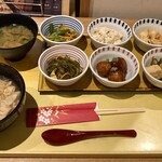 京菜味のむら - おばんざいと湯葉丼のセット