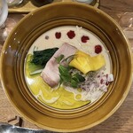 海老丸らーめん - 冷やしカニらーめん フランボワーズのささやき