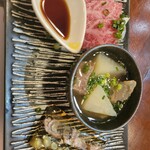 Teppanyaki Suteki Bonte - お刺身など