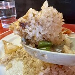 幸園 - お醤油のおこげの部分も。