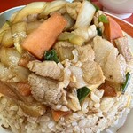 幸園 - 野菜と豚肉もたっぷり。