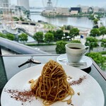 CAFE AUX BACCHANALES 桜木町 - 【季節限定】絞りたてモンブラン（980円 tax in）