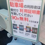 キッチン とちの木 - 店前駐車場ゲートですが、無料