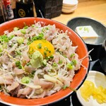 山陰海鮮炉端かば - アジたたき丼