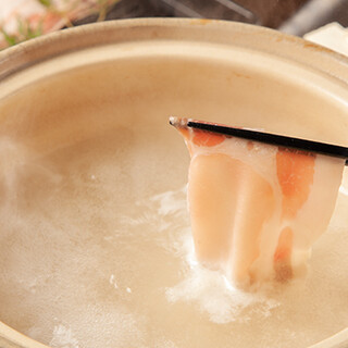 Dashi shabu-shabu shabu where you can enjoy the brand-name pork “Yamagata pork” at a reasonable price◎