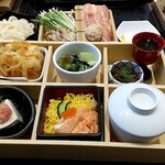 ゆず庵 名取店 - サーモンちらし、美味しかったです