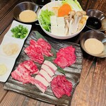 Limited time offer set of 5 types of shabu shabu-shabu